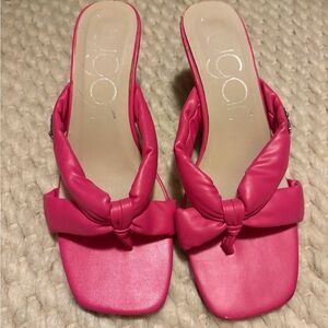 Sugar Women's Vibrant Pink Knotted Sandals